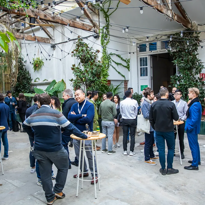 People networking in Barcelona at EIT Connect