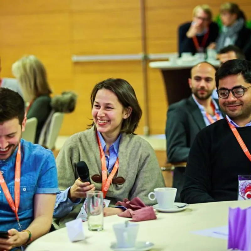 Participants connect